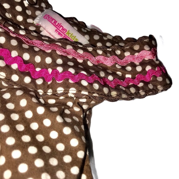 Genuine Kids by Oshkosh Brown Dress Size 5T - Picture 6 of 9